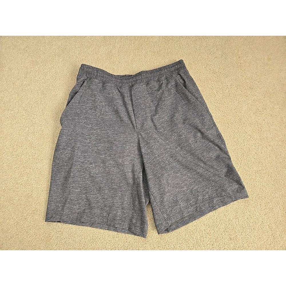 Lululemon Pacebreaker Shorts 9" Mens SZ Medium M Gray Lined Gym Run Performance